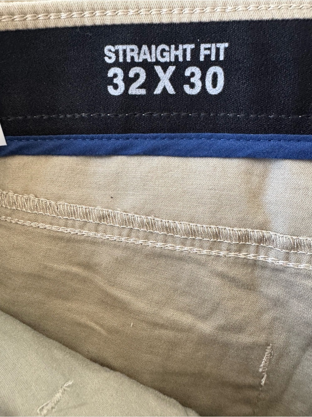 APT 9 Men’s Premier Flex Straight Fit Khaki Trouser Pants- Size: 32x30 - Picture 8 of 9